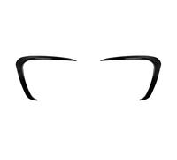 Voiture Becquets Avant Couvercle Pare-Choc Avant Couteau À Vent ABS Noir Brillant Garniture Lampe Antibrouillard Lumière Lame pour VW pour UP 2011 - 2015 Lèvre Pare-Chocs(Noir Brillant)