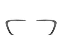 Voiture Becquets Avant Couvercle Pare-Choc Avant Couteau À Vent ABS Noir Brillant Garniture Lampe Antibrouillard Lumière Lame pour VW pour UP 2011 - 2015 Lèvre Pare-Chocs(Look de Carbone)