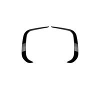 Voiture Becquets Avant Couvercle Pare-Choc Avant Couteau À Vent ABS Noir Brillant Garniture Lampe Antibrouillard Lumière Lame pour VW pour Tiguan MK3 2024 Lèvre Pare-Chocs(Noir Brillant)