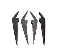 Voiture Becquets Avant Diffuseur De Pare-Chocs Avant LCI Et Garniture Autocollante pour BMW G20 G21 Sport 318i 320i 330i M340i 2022 2023 2024(Carbon Look Canards)