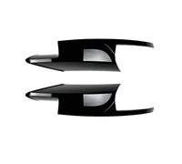 Voiture Becquets Avant pour BMW F10 F11 pour M5 2011-2017 Pare-Chocs Avant Lèvre Canard Phare Antibrouillard Grille Spoiler Menton Kit Protection Diffuseur Extérieur Splitter(Gloss Black A)