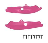 Voiture Becquets Avant pour Dodge pour Challenger R/T pour Scat pour Pack 2015-2020 2X Kit Protection Pare-Chocs Avant Diffuseur Becquet Séparateur(Rose)