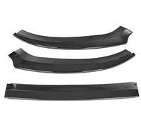 Voiture Becquets Avant pour Ford Focus RS/St 2016 2017 2018, Anti-Collision Aileron Lèvre De Pare-Chocs Avant De Voiture Spoiler Séparateur Diffuseur,A/Black