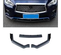 Voiture Becquets Avant pour Infiniti Q50 2018 2019 2020 2021, Anti-Collision Aileron Lèvre De Pare-Chocs Avant De Voiture Spoiler Séparateur Diffuseur
