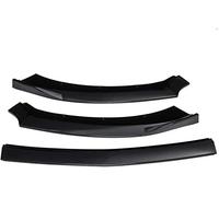 Voiture Becquets Avant pour Mustang 2015 2016 2017, Anti-Collision Aileron Lèvre De Pare-Chocs Avant De Voiture Spoiler Séparateur Diffuseur,A/Matteblack