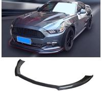 Voiture Becquets Avant pour Mustang 2015 2016 2017, Anti-Collision Aileron Lèvre De Pare-Chocs Avant De Voiture Spoiler Séparateur Diffuseur,A/Carbonfiberlook
