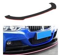 Voiture Becquets Avant pour VW Scirocco Sport/GTS/R/Match/Club/Allstar,Spoiler Avant Voiture Pare Choc Avant Lame Voiture Spoiler Séparateur Accessoires Protection du Corps,BrightBlackRed-A