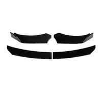 Voiture Becquets Pare-Chocs Avant pour Benz W205 W204 W203 pour AMG pour GTR Voiture Pare-Chocs Avant Séparateur Lèvre Becquet Corps Kit Diffuseur Lèvres Universel(Glossy Black B)