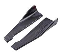 Voiture Becquets Pare-Chocs Avant pour BMW Jupes Latérales Universelle Voiture Avant Arrière Pare-Chocs Bande Lèvre Spoiler Diffuseur Séparateur Protecteur 48CM Longueur(Carbon Fiber Look)