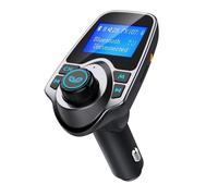 Voiture Bluetooth Lecteur MP3 Transmetteur FM Appel Mains Libres, Double Recharge USB, Micro SD/TF pour iPhone 8 7 Plus 6, Sa