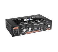Voiture Bluetooth stéréo amplificateur HIFI Digital Audio Home Karaoké Power Amp USB FM Amplificateur automatique de voiture avec télécommande 90W(45WX2)
