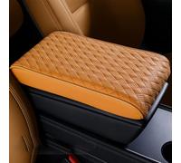 Voiture BoîTe D'Accoudoir Tapis pour Lexus NX NX200t//NX300NX300h 2015-2021, Console Centrale Boîte Rangement Bras Tampons Housses IntéRieur Accessoires,E/Yellow