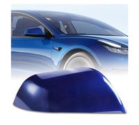 Voiture boîtier rétroviseur Couvercle De Rétroviseur Latéral Voiture pour Tesla pour Modèle 3 2017 2018 2019 2020 2021 2022 Gauche Droite Noir Brillant Bleu rétroviseur Porte boîtier(1x Blue-Left)