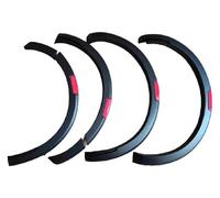 Voiture Boue Anti-éclaboussures pour Nissan pour Navara NP300 Voiture Enjoliveur d'aile Aile Élargisseurs d'ailes Garde-Boue avec Plaque(Red Plate 1 Set)