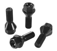 voiture Boulons Roue Compatible Avec BMW E30 E36 E46 E60 E90 4 pièces boulons roue noirs écrous roue goujons roue boulons roue voiture accessoires auto OE 36136781150