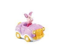 Voiture Cabriolet magique de Porcinet, rose, version FR - Jouet Collection Winnie et ses amis - Set Tut Tut Bolide Disney et carte