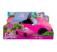Voiture cabriolet rose barbie (poupee non incluse) - set véhicule poupée mannequin + 1 carte tigre Rose