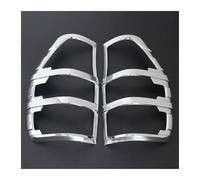 Voiture Cache feu arrière Pour Ford Pour Ranger T6 T7 T8 2012-2020 2021 Couvercles Feux Arrière Voiture Garniture Accessoires Extérieurs Enjoliveur phare arrière(Chrome)