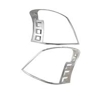 Voiture Cache feu arrière Pour Toyota Pour Yaris Pour Vitz 2008 2009 2010 ABS Chrome Argent Couvercle Feu Arrière Voiture Enjoliveur phare arrière