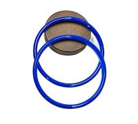 voiture Cache Moulures intérieures Pour Ford Pour Mustang 2015 - 2021 Autocollants Décoration Compteur Vitesse Tableau Bord Anneau Décoration Voiture Garniture Intérieure(Bleu)