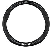 Voiture Caches de Volant pour MazdaSpeed Miata MX-5 2004-2005 Antidérapant et Durable Volant Antidérapant Housse de Volant de Voiture avec Logo Look Sportif,Black