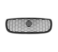 voiture Calandre Pièces Calandre Avant Racing Grill T4N5872 Pour Jaguar Pour XE 2015 2016 2017 2018 2019 2020 Grille De Pare-chocs Supérieure En Maille D'admission Avant Grille(Carbon Fiber Look)