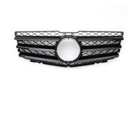 Voiture Calandre Pour Benz Pour Classe GLK Pour X204 2008-12 GLK280 GLK300 GLK350 Grille Pare-chocs Avant Noire Brillante Grilles Supérieures Style Diamants(For FLC-Glossy Black)