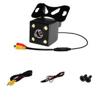 Voiture caméra de pour Vision Backup Auto Parking Reverse IP68 Étanche 170° Grand Angle HD Image Couleur Caméra Recul Vue Arrière Universelle 12(4 LED-2)