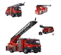Voiture/camion de pompiers télécommandé COIL avec télécommande LED et batterie