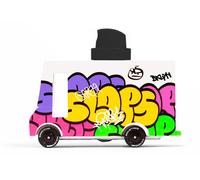 Candylab Toys Voiture Candycar Vans Graffiti Van Bois de hêtre massif Multicolore