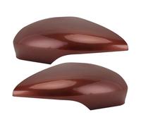 Voiture Capuchon Pour Ford Pour Fiesta MK7 2009 2010 2011 2012 2013 2014 2015 2016 2017 Couvercle De Rétroviseur Latéral Peint Remplacement Couvercle Rétroviseur(Orange 1 pair)