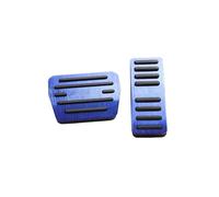 Voiture Capuchons Pédale Pour Chery Pour Tiggo 7 8 Max Pro Plus 2 3X 4 5X 2016-2025 Couvercle Pédale Frein Carburant Voiture Protection pédale Rechange(AT 2piece Blue)