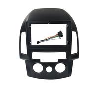 Voiture Carénage Voiture Pour Hyundai I30 2008 2009 2010 2011 At/Mt Ac Double Din Car Dvd Cadre 9 Pouces Adaptateur Montage Audio Tableau Bord Accessoires(Cadre MT et cordon)
