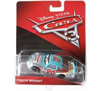 Voiture Cars 3 - MATTEL - Ponchy Wipeout - Bleu et Multicolore - Disney Cars