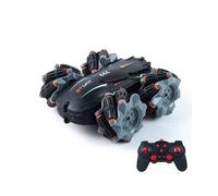 Voiture Cascadeuse Rc 2.4g Avec Lumière Led, Jouet Pour Garçons, Modèle De Véhicule Tout-Terrain À Double Dérive D'escalade Et Rotation De 360 Degrés