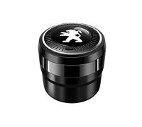 Voiture Cendriers pour Peugeot 206CC 207CC 3008 307CC 307SW Car Détachées Anti Odeur Extinguible Sans Fumée Avec Couvercle With LED Lumière Ashtray,7.5 * 6.7-Blackstyle