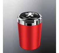 Voiture Cendriers pour Peugeot 4008 408 5008 208 208L e2008 Car Détachées Anti Odeur Extinguible Sans Fumée Avec Couvercle With LED Lumière Ashtray,Redstyle