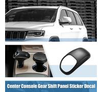Voiture Centre Console Panneau embrayage changement PoignšŠe Couvercle Garniture Autocollant Noir