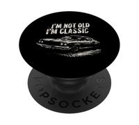 Voiture Classique avec Inscription Humoristique PopSockets PopGrip Adhésif