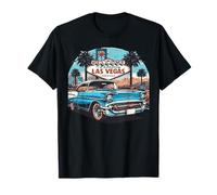 Voiture Classique Bienvenue à Las Vegas Vacances d'été Hommes Femmes Enfants T-Shirt