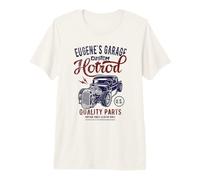 Voiture Classique Eugene's Hotrod Garage Eugene Design T-Shirt Haut de Gamme