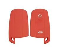 Voiture Clé Étui Coque de clé Étui de Protection en Silicone A+ pour clé de Voiture télécommandée pour BMW Série 3 et 5 (2006-2011)(Red)