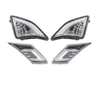 Voiture Clignotant Latéral Pour Toyota GT-86 FT-86 Pour Scion FR-S 2013- Pour Combo Feux De Position Latéraux LED Avant Avec D'angle Blanche Clignotant Ambre Feux Position Latéraux(Clear Combo Light)