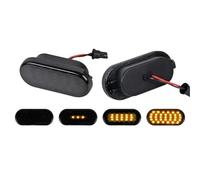 Voiture Clignotant Latéral Pour VW Pour Golf Pour Passat Polo Pour Lupo Caddy Pour Bora Pour Beetle Pour Sharan 2x LED Feu De Position Latéral Dynamique Clignotants Feux Position Latéraux(Smoked)