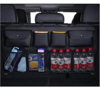 Voiture Coffre Rangement Organisateur pour Ford Mustang Mach-E 2021 2022 2023,Cuir Suspendu Coffre Organiseur Stockage Sac,Multipurpose Pliables Rangement Sac,A/Black
