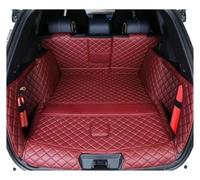 Voiture Coffre Tapis pour BYD pour Song Plus/DM-i/EV 2020-2025 Voiture Tout Autour Coffre Arrière Tapis Chargement Plateau Doublure(Red Full Set,Without Audio System)