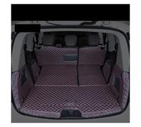Voiture Coffre Tapis pour Lincoln pour Corsair 2020 Protection Complète pour Siège Arrière 5 Pièces Tapis De Coffre De Voiture en Cuir(Black Red)