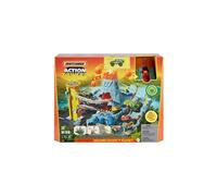 Matchbox - Coffret Piste Volcan Action Drivers HHW21 - 1 véhicule, sons & lumières, dès 3 ans