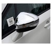 Voiture Coque 2 Pièces/Ensemble Accessoires Voiture Stying pour Peugeot 301 308 408 508 2008 3008 308S Rétroviseur Latéral Porte Couvercle Chromé Capuchon Vue Arrière Couvercle Rétroviseur (Couleur :