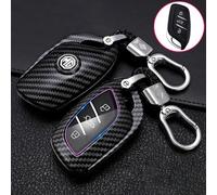 Voiture Coque de Clé pour MG ZS MG3 MG4 MG5 Scorpio MG6pro MG Mulan MG Navigator MG HS Télécommande étui à Clés Boîtier Protection Porte-Clés Gift Accessories,Carbonfiber-A